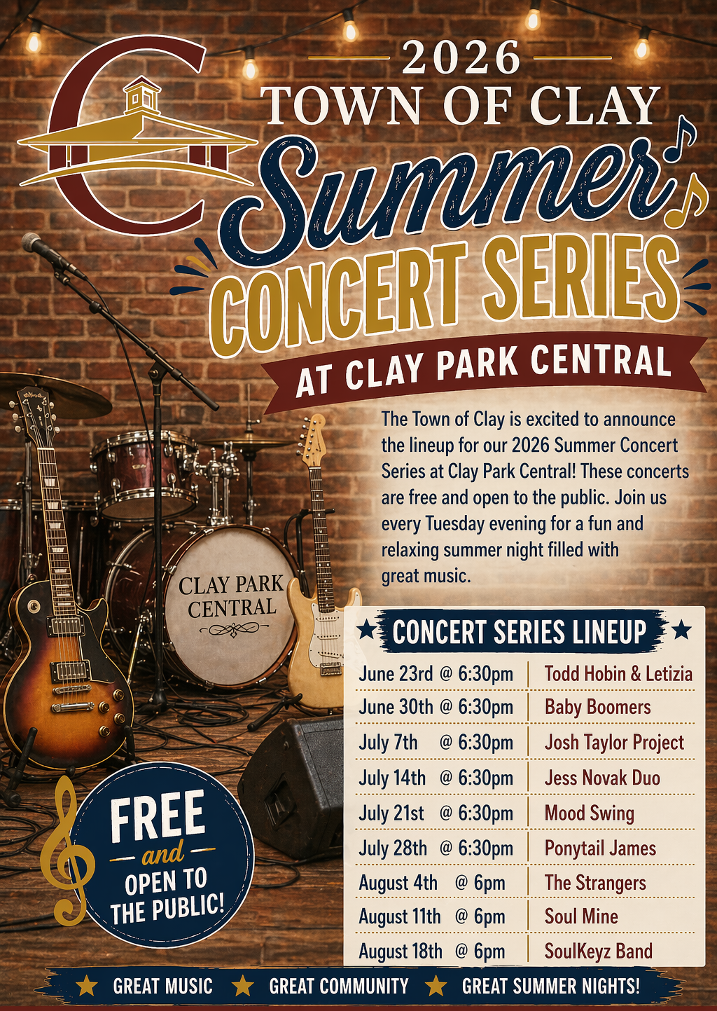 2026 Summer Concert Series